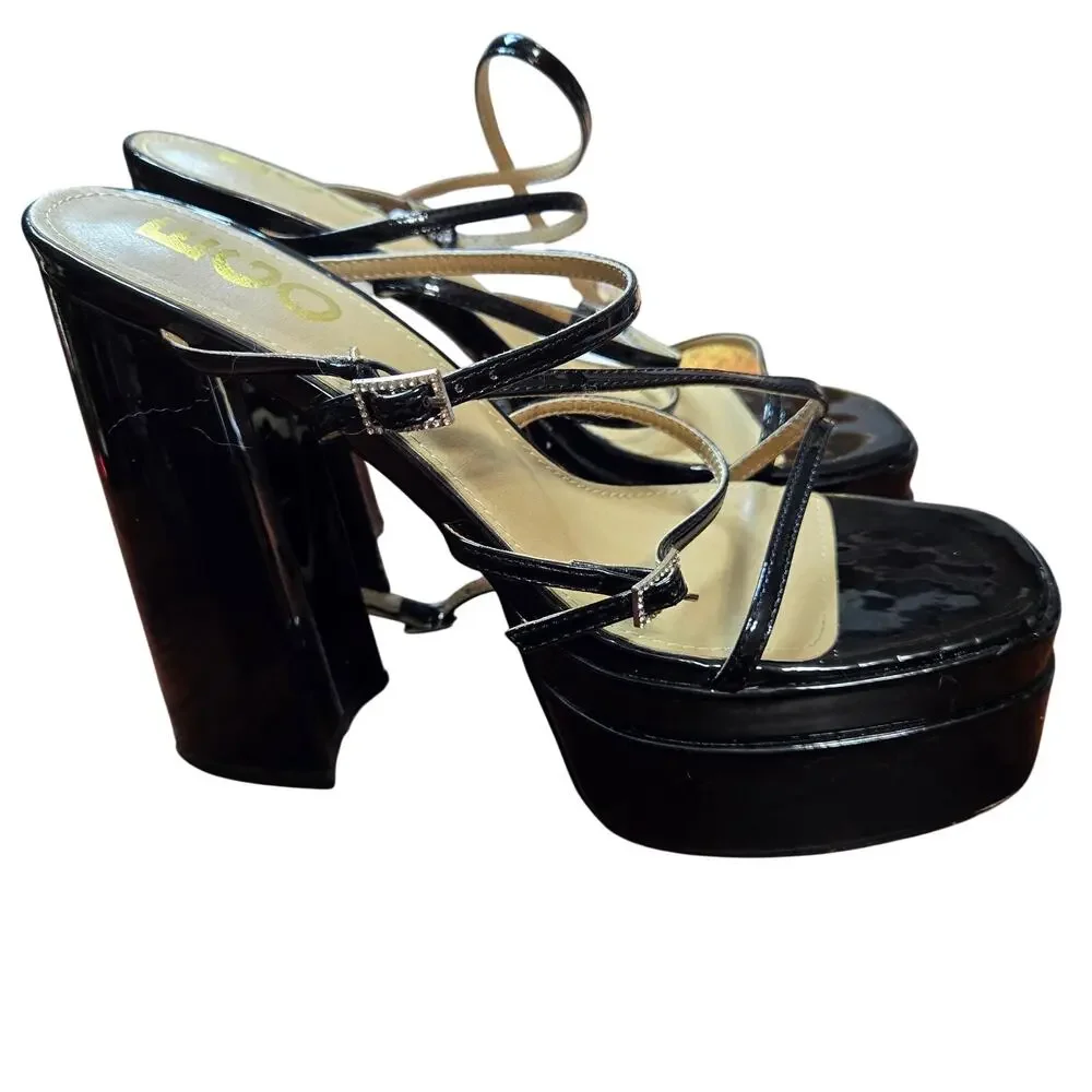 Liliana + More Size 8 Women's Open Toed Platform Lot of 3 Pairs Bulk Shoes